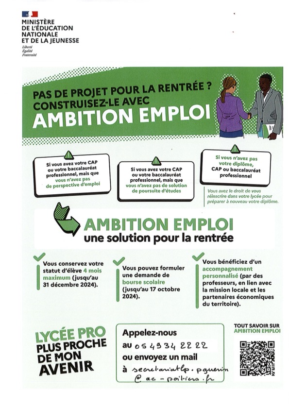 Flyer AMBITION EMPLOI